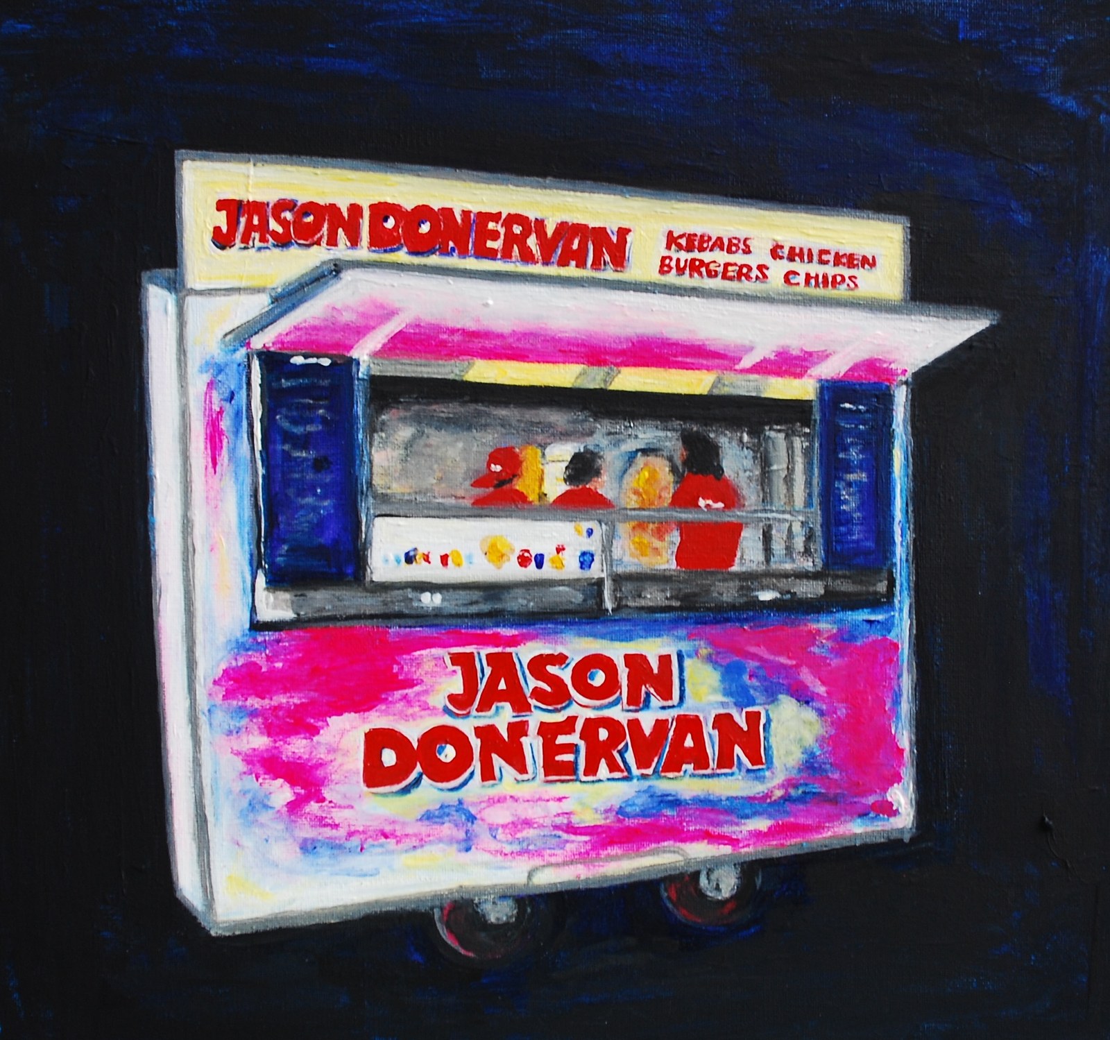 Jason Donnervan, an original painting by Jessica Ashby, available as an art print