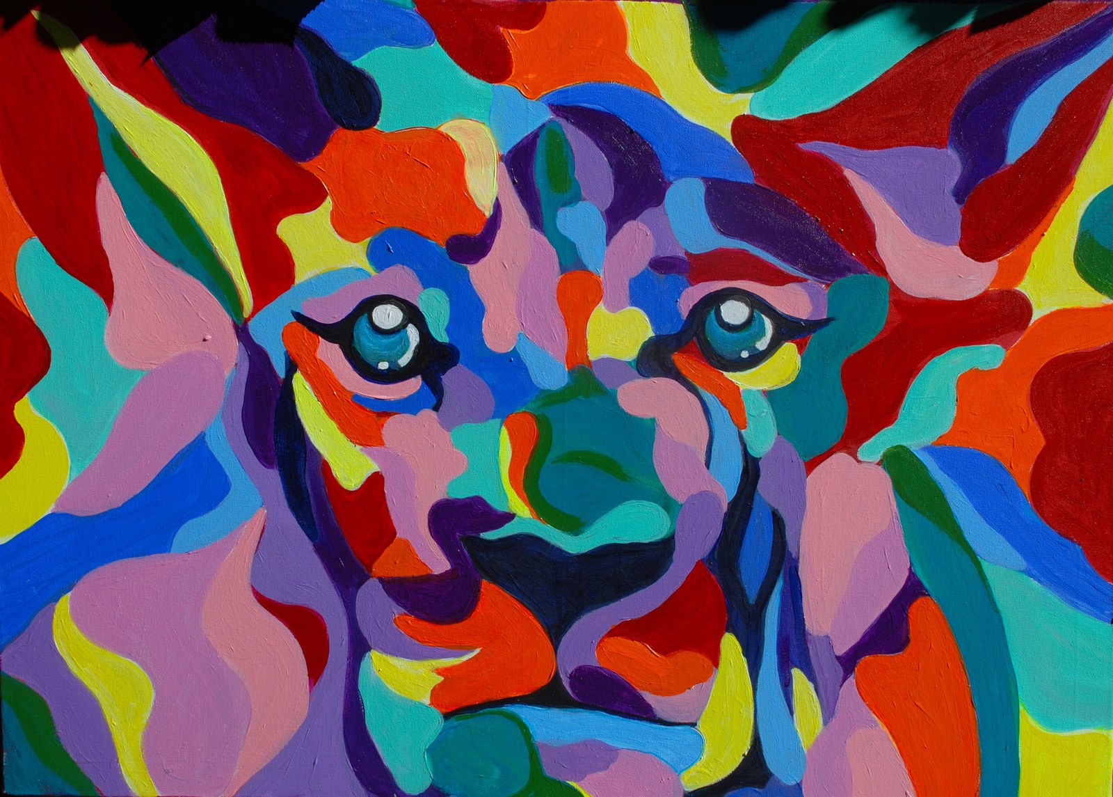 Leo, an original painting by Jessica Ashby, available as an art print